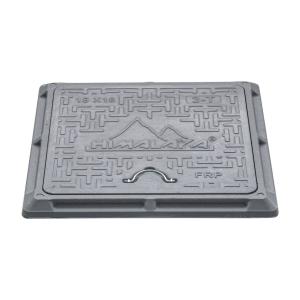 Fiber Reinforced Polymer (FRP) White Manhole Cover | 18x18 Inch | 5-Ton Capacity Chamber, Sump, Water Tank & Drainage Cover